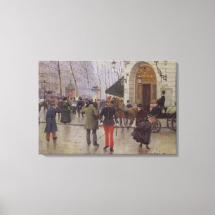The Boulevard des Capucines Canvas Print