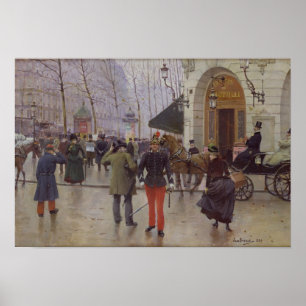 The Boulevard des Capucines Poster