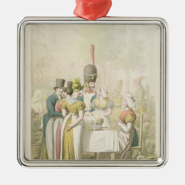 The Boulevard du Temple, from 'Tableau de Metal Tree Decoration (Front)