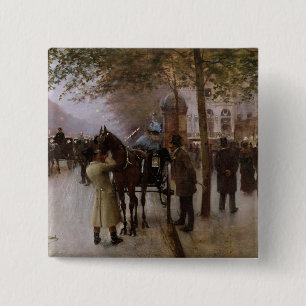 The Boulevards, Evening in Front of the 15 Cm Square Badge