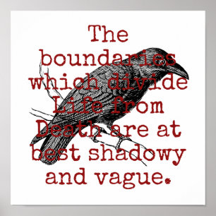 The Boundaries Which Divide - Death Quote Poster