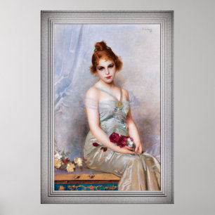 The Bouquet by Vittorio Matteo Corcos Poster