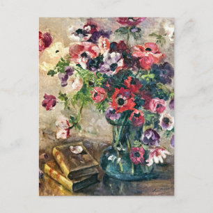 The Bouquet of Anemones   Luce Boyals Postcard