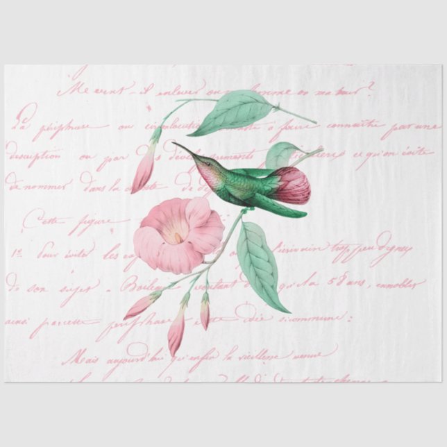 The Bouquet Series Design 119 Tissue Paper (Front)