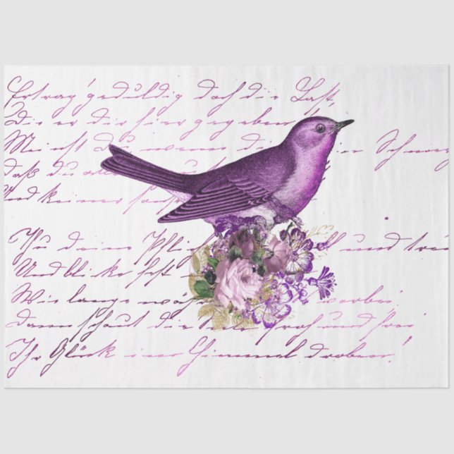 The Bouquet Series Design 126 Tissue Paper (Front)