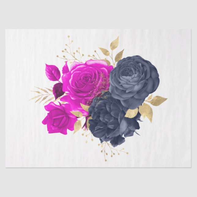 The Bouquet Series Design 28 Tissue Paper (Front)