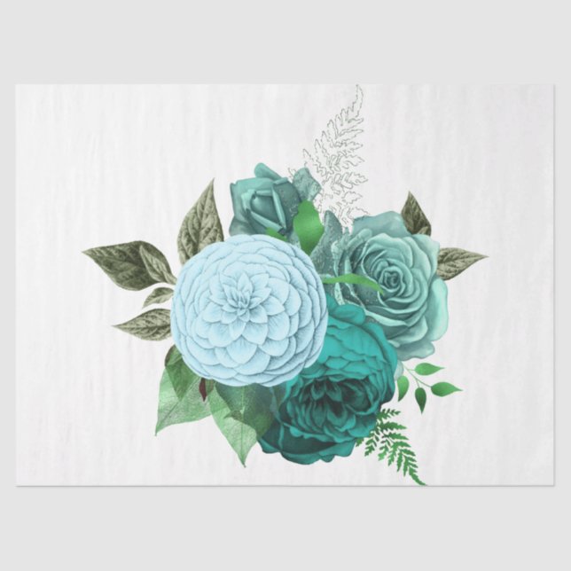 The Bouquet Series Design 48 Tissue Paper (Front)