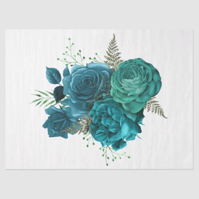 The Bouquet Series Design 51 Tissue Paper (Front)