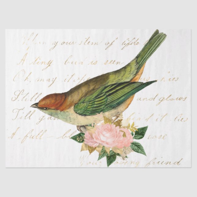 The Bouquet Series Design 85 Tissue Paper (Front)