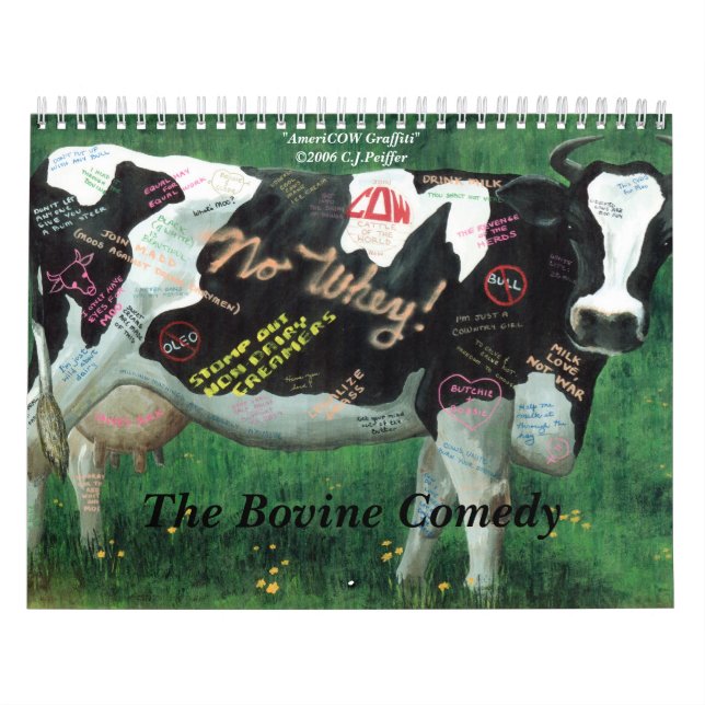 'The Bovine Comedy' Calendar (Cover)