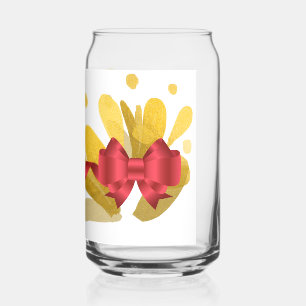 the bow and the gold  can glass