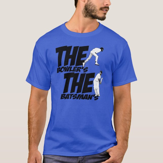 The bowler's Holding the batsman's Willey T-Shirt (Front)