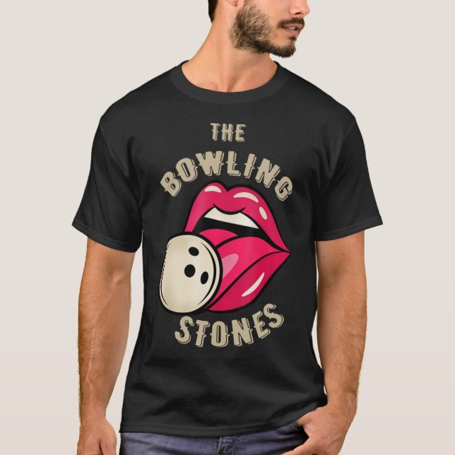 The Bowling Stone Bowling  T-Shirt (Front)