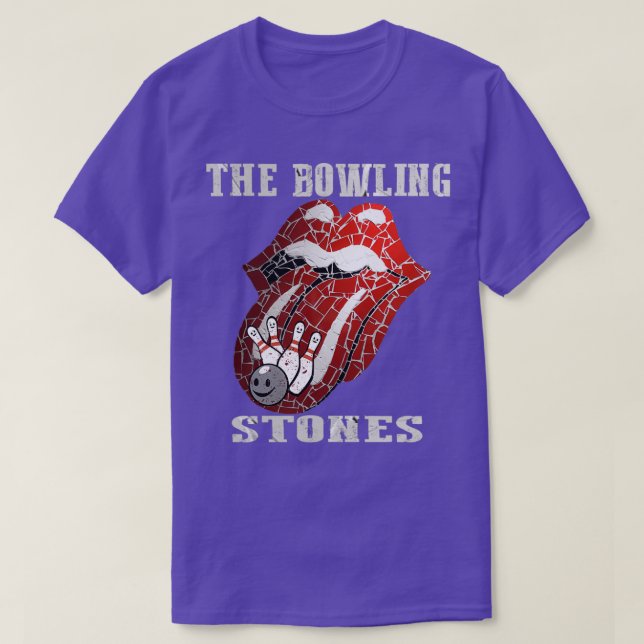 the bowling stones funny bowling game gift T T-Shirt (Design Front)