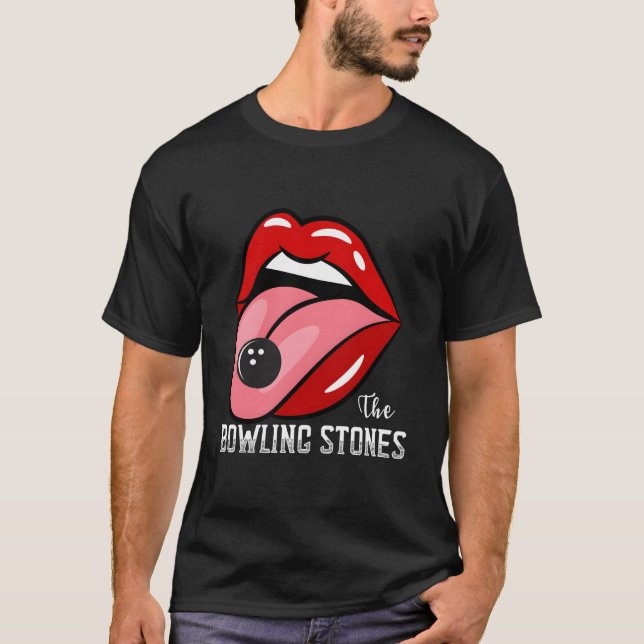 The Bowling StonesAmusing Best Bowling Team T-Shirt (Front)