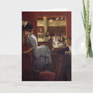 The Box by the Stalls, c.1883 Card