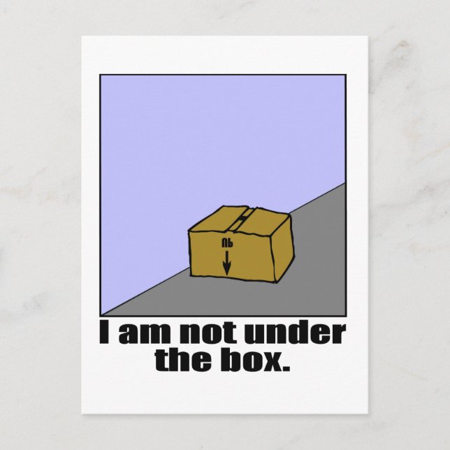 The Box Postcard (Front)