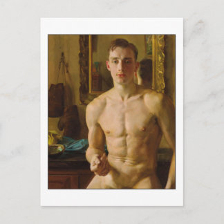 The Boxer by Konstantin Somov Postcard