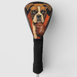 The Boxer Dog 001 - Odessa Leyendecker Golf Head Cover