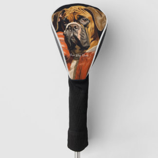 The Boxer Dog 002 - Odessa Leyendecker Golf Head Cover