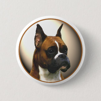 The Boxer Dog 6 Cm Round Badge