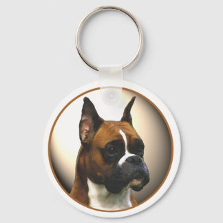 The Boxer Dog Key Ring