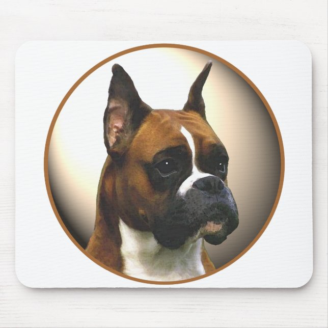 The Boxer Dog Mouse Mat (Front)