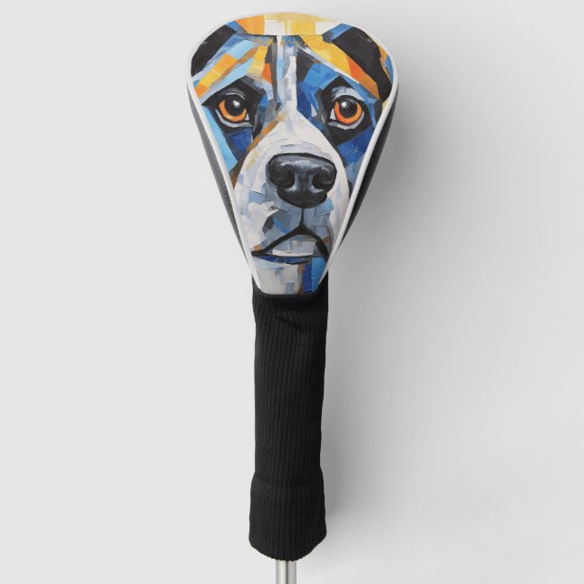 The Boxer Dog Portrait 004 - Sable Gabriel Golf Head Cover (Front)