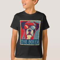 The Boxer Obama Poster Vintage Animal Pet Dog Love