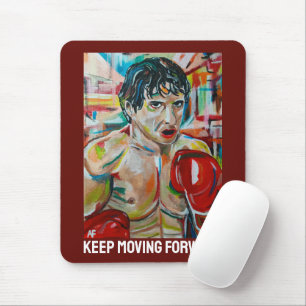 The Boxer Painting by Alfred Fox Mouse Mat