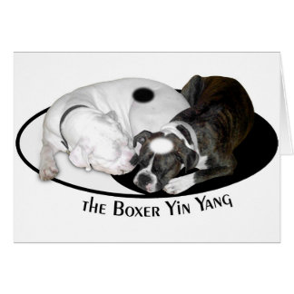 The Boxer Yin Yang Card