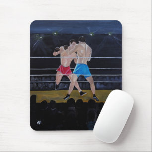 The Boxers Painting by Alfred Fox Mouse Mat