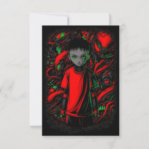 The Boy and the Machines Thank You Card