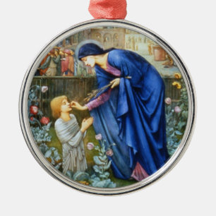 THE BOY AND THE VIRGIN METAL TREE DECORATION