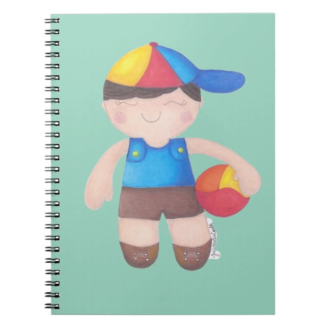 The Boy Boné and the Ball Notebook (Front)