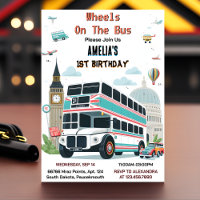 The Boy Cute Girl Tour City Party Bus 1st Birthday
