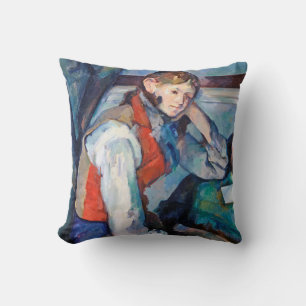 The Boy in the Red Vest, Cezanne Cushion
