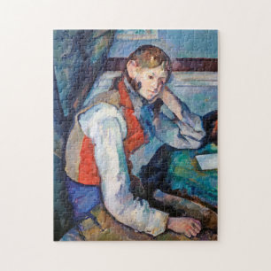 The Boy in the Red Vest, Cezanne Jigsaw Puzzle