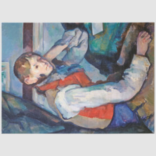 The Boy in the Red Vest, Cezanne Tissue Paper