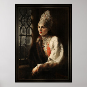 The Boyarina by Konstantin Makovsky Poster
