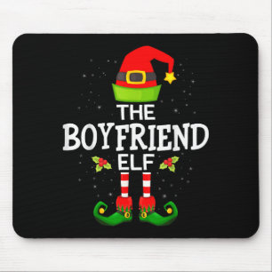 The Boyfriend Elf Christmas Family Matching Pajama Mouse Mat
