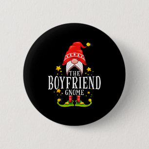 The Boyfriend Gnome Christmas Matching 6 Cm Round Badge