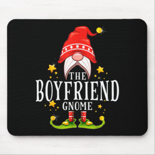 The Boyfriend Gnome Christmas Matching Mouse Mat