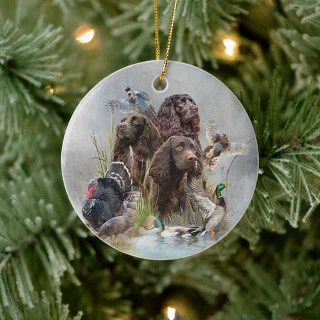 The Boykin Spaniel Ceramic Tree Decoration (Tree)
