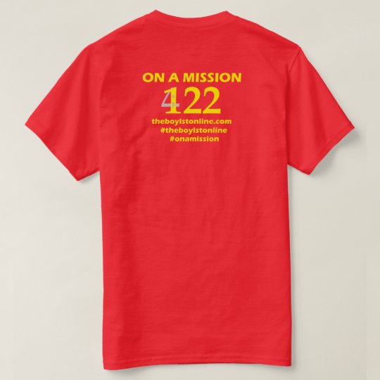 The Boylston Line Mens T-Shirt/Yellow lettering. T-Shirt
