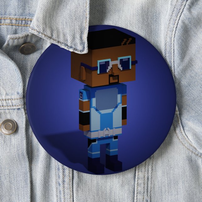 the boys 6 cm round badge (In Situ)