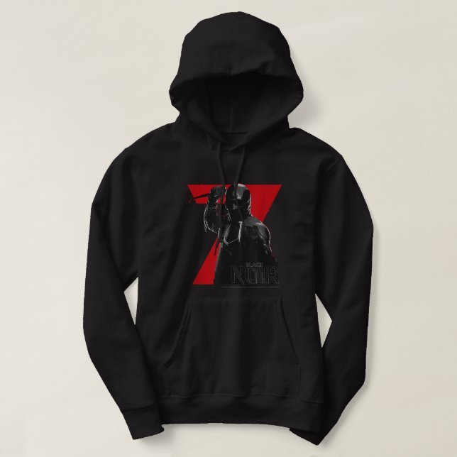 The Boys Black Noir 7 Dagger Poster  Hoodie (Design Front)