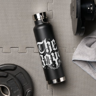 The Boys Gothic Typography Chain Streetwear  Water Bottle