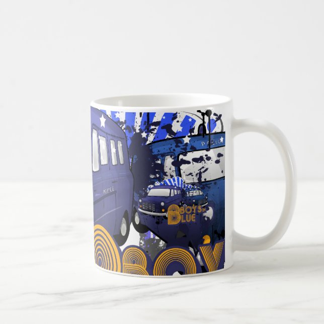 The Boys in Blue Coffee Mug (Right)
