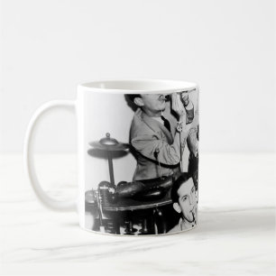 The boys in the bandvintage, music, band, retro, s coffee mug